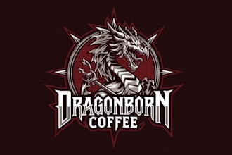 create awesome and gorgeous dragon logo design