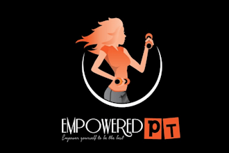 design mascot training brand logo for empowering women