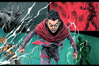 create comic book and custom illustrations