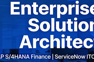 be your enterprise solution architect for servicenow and sap