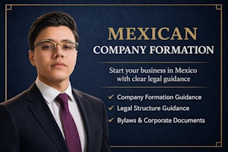 draft bylaws and guide your company formation in mexico
