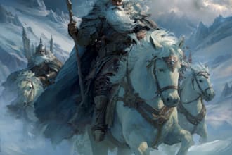 draw fantasy illustrations, concept art, and card game art