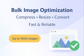 compress and optimize your images for faster websites