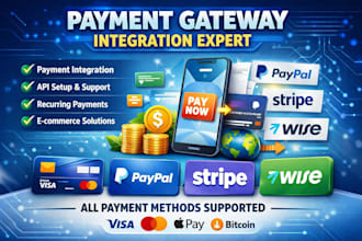 fix and setup shopify payment gateway professionally