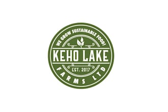 design monogram wholesome and sustainable foods logo