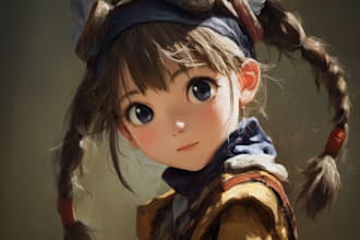 draw anime illustration for you