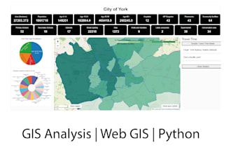 do gis analysis and web gis mapping