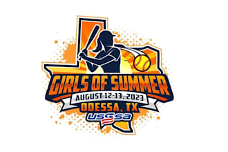create awesome and gorgeous softball logo design