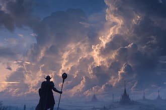 make a fantasy illustration