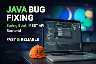 fix java, spring boot, rest API and backend bugs fast