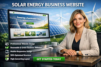 design redesign a professional solar energy business squarespace website