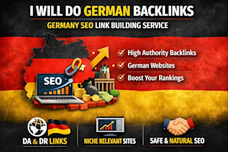do german backlinks, germany SEO link building service