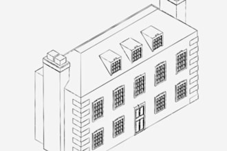 draw 2d floor plan for condominium house, using autocad, aerial view, 2d layout