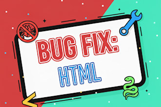 fix bugs in HTML