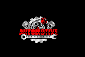 create high quality and beautiful auto repair logo design