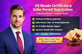 get seller permit, sales tax permit, resale certificate and tax exempt