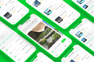 create a clean and modern UI UX design