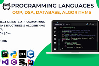 help you in java cpp python oop and data structures programming tasks