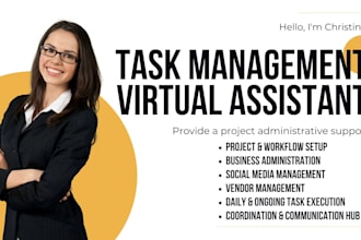 do task management virtual assistant for you