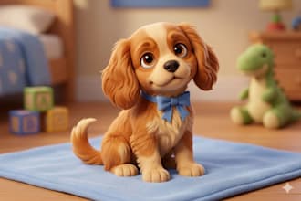 create cute 3d childrens books