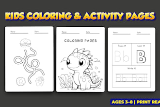 design coloring pages for kids