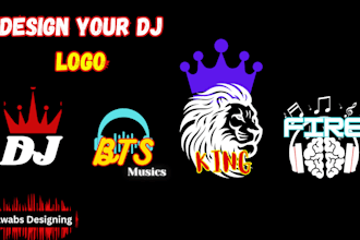 design eye catching dj and edm dj logo professionally