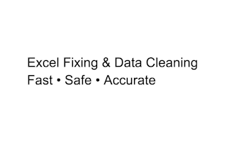 fix, clean and correct your excel formulas and data