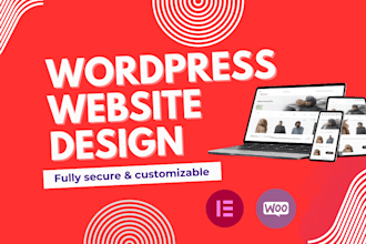 design fully customizable wordpress website