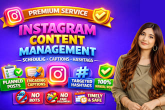 be your instagram content manager and schedule posts