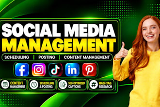 manage your social media accounts with content scheduling and posting