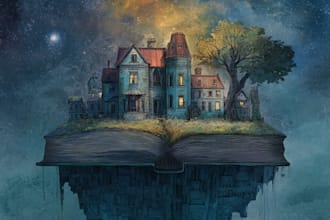 design fantasy, sci fi, horror and dystopian book cover art
