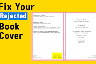 fix rejected amazon KDP book cover
