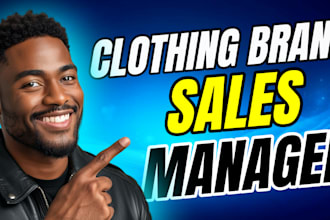 clothing brand marketing, shopify store promotion, clothing brand sales manager