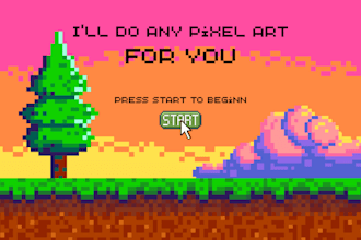 create or design pixel art for you