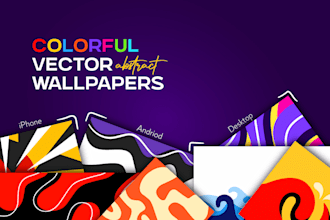 design custom abstract wallpaper for your phone or computer
