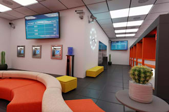 redesign office interior,lobby,cgi commercial space,3d realistic render,bar,cafe