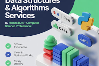 assist you with data structures and algorithms tasks projects in java