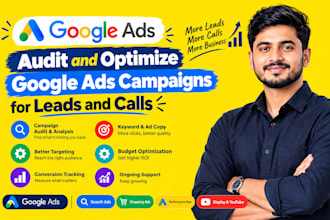 audit and optimize google ads campaigns for leads and call ads