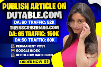 write and publish your articles on USA websites with google index