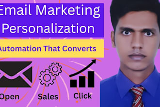 create personalized email marketing campaigns and automation