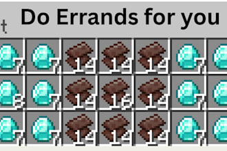 run minecraft errands for you
