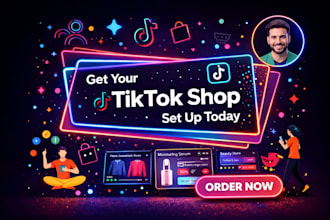setup tik tok shop with complete store management