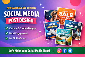 design graphics for your social media, blog, website, etc