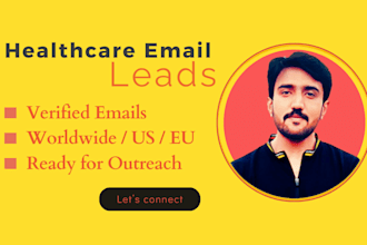 a verified healthcare b2b email list for targeted lead generation