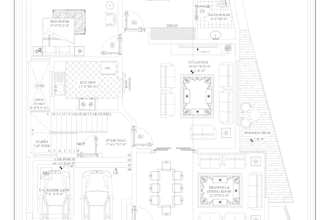 design floor plan, elevation ,section
