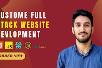 do custom website development as front end developer