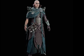 real time game character model,ue5 metahuman skin,clean topology, daz nsfw rig3d