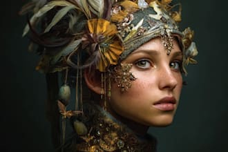paint a realistic or fantasy portrait