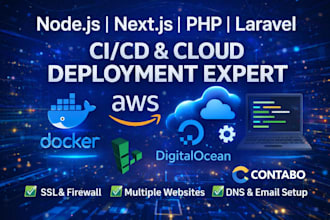 quick deploy nodejs ci cd pipeline nginx aws contabo or any vps