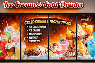 design creative window graphic,shop front,window graphic design, store front